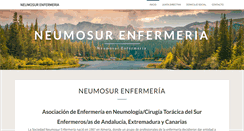 Desktop Screenshot of neumosurenfermeria.org