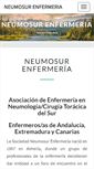 Mobile Screenshot of neumosurenfermeria.org